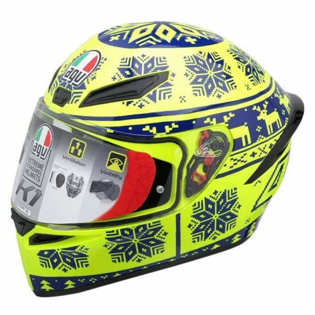 AGV K1 Rossi Winter Test 2015