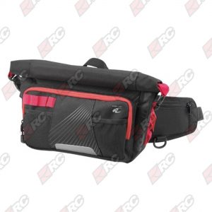 Komine SA 244 Waterproof Black Red Waist Bag