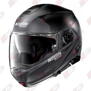 Nolan N100-5 Plus Distinctive N-Com 021 Flat Black SNI