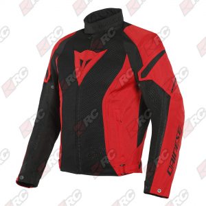 Dainese Air Crono 2 Tex Black Lava Red