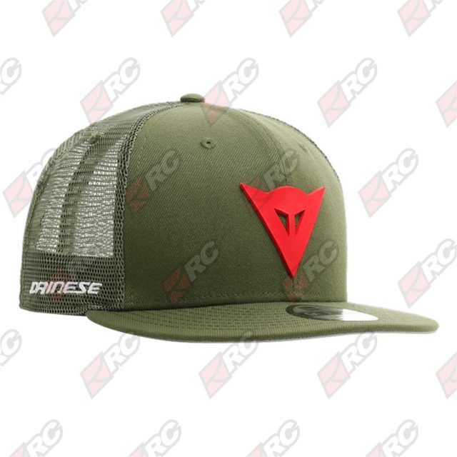 Dainese 9Fifty Trucker Snapback Cap Green Red