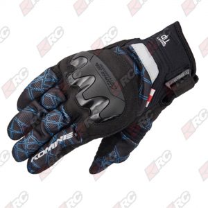 Komine GK 220 Protect Mesh Crush Blue Black