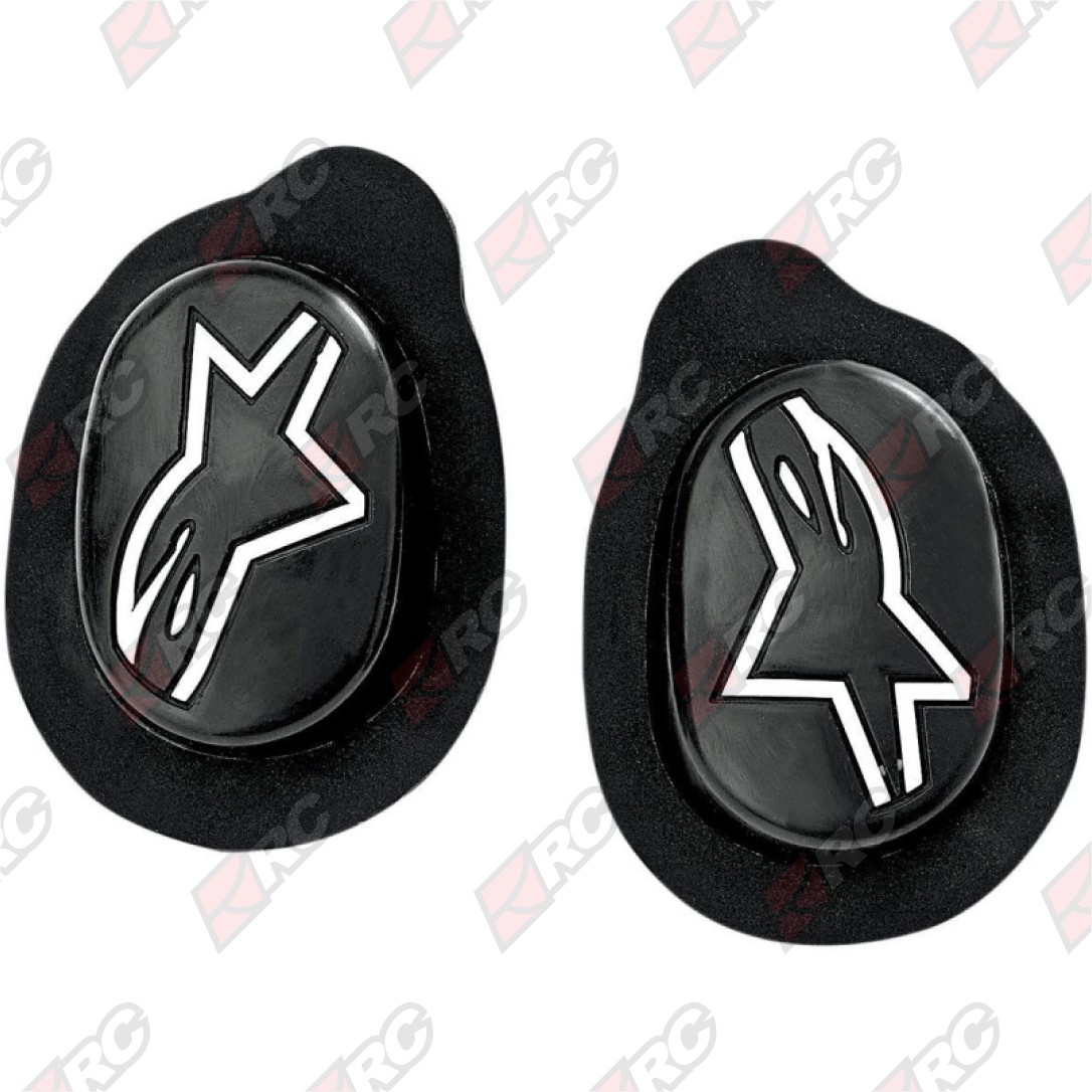 Alpinestars Sport Knee Slider Black White Knee Protector