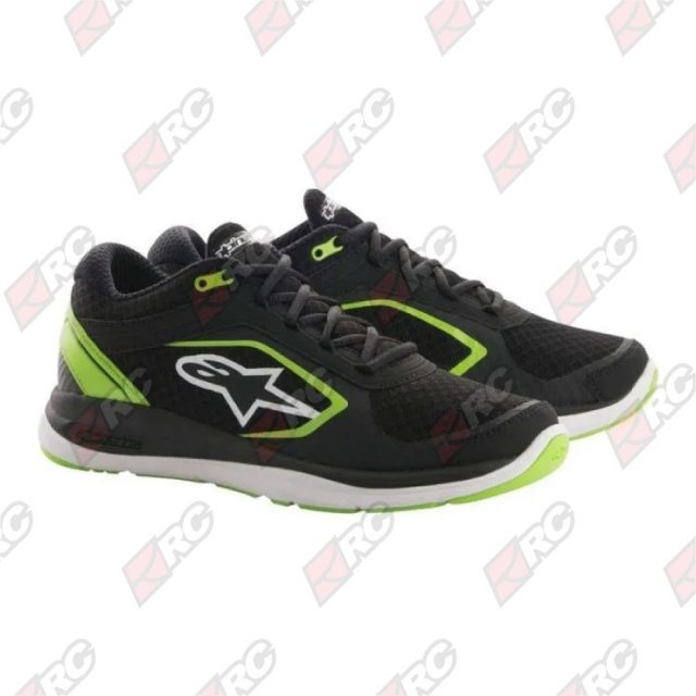 Alpinestars Alloy Black Green Shoes