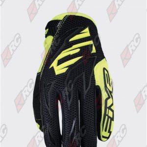 Five MXF3 Black Fluo Yellow Gloves