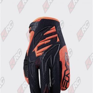 Five MXF3 Black Fluo Orange Gloves