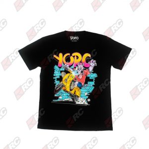 YORC B01 Rhino 1 Art Work Black T-Shirt