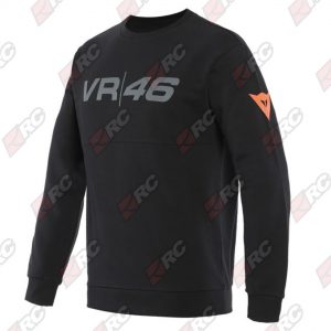 Dainese VR 46 Team Sweatshirt Black Yellow Fluo