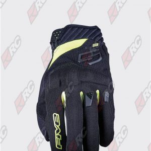 Five RS3 Evo Black Fluo Yellow Gloves