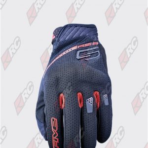 Five RS3 Evo Airflow Black Red Gloves