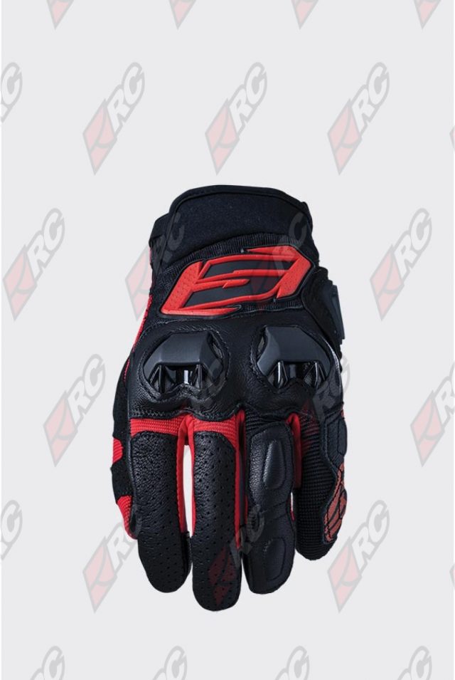 Five SF3 Black Red Gloves