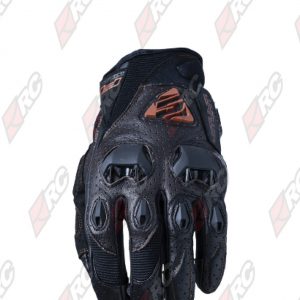 Five Stunt Evo Leather Vented Brown Gloves