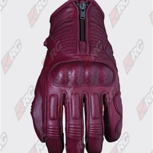 Five Kansas Women Burgundy Gloves