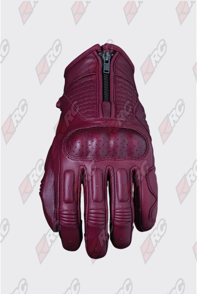 Five Kansas Women Burgundy Gloves