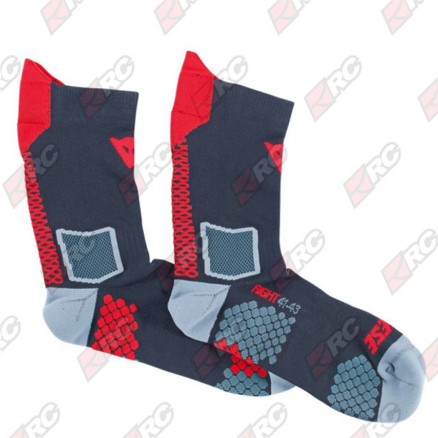 Dainese D Core Mid Sock Black Red