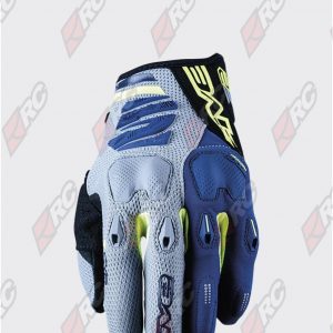 Five E2 Grey Yellow Blue Gloves