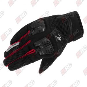 Komine GK 250 3D Mesh Protect Black Red Gloves