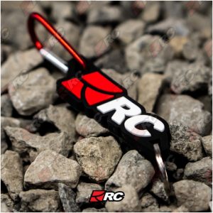 RC Logo Keychain Black Red