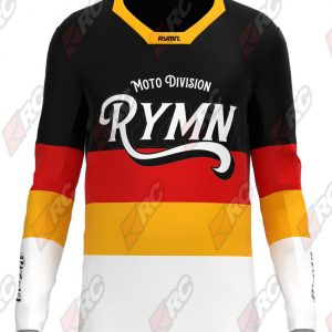 Rymn Flex Jersey Black Orange Red T-Shirt