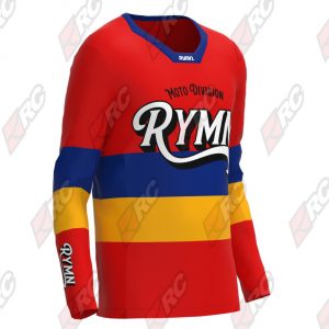 Rymn Flex Jersey Red Blue Orange T-Shirt