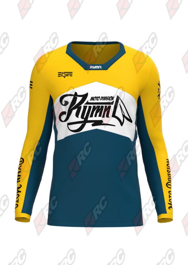 Rymn Flex Jersey Yellow Green White T-Shirt