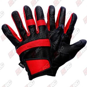 Northy Fury Leather Red Gloves