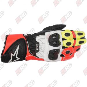 Alpinestars GP Plus R Black White Red Yellow Fluo Gloves