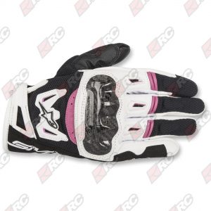 Alpinestars Stella SMX-2 Air Carbon V2 Black White Fuchsia Gloves