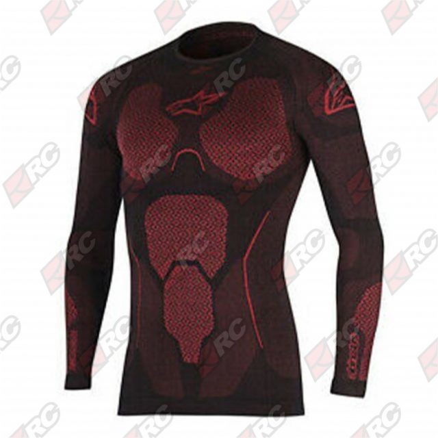 Alpinestars Ride Tech V2 Summer Top Long Sleeve Black Red