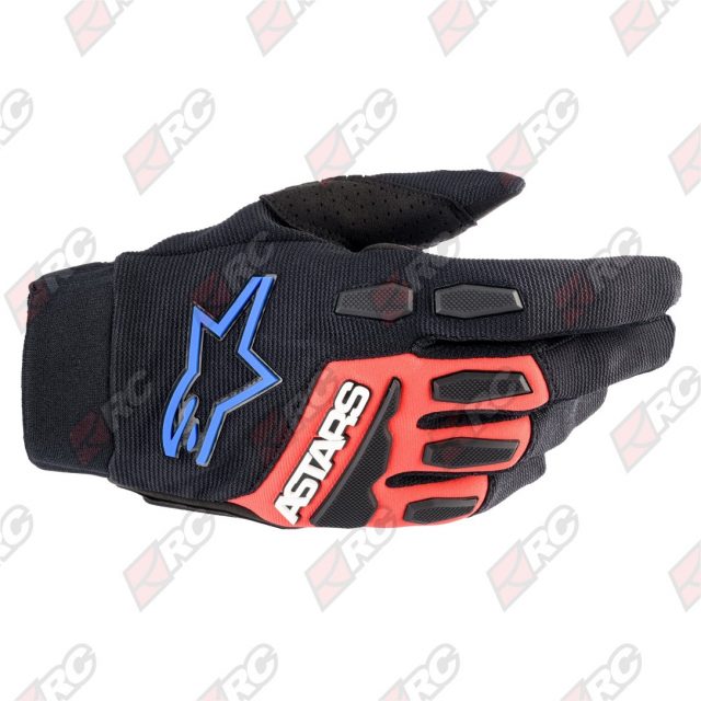 Alpinestars Full Bore XT Black Bright Red Blue Gloves