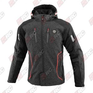 Komine JK 112 Protect Half Mesh Parka Genri HR Black