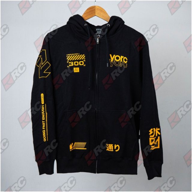 YORC B02 Limitless Zip Hoodie Black Hoodie