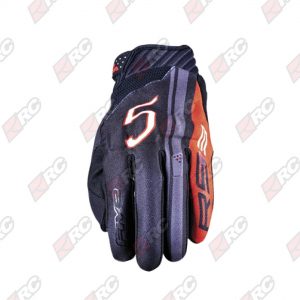 Five RS3 Evo Graphics Sports Black Red Gloves