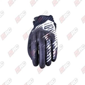 Five RS3 Evo Graphics Skull Black White Gloves