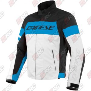 Dainese Saetta D Dry White Blue Black Jacket