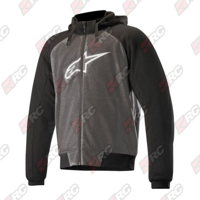 Alpinestars Chrome Sport Hoodie Asia Antrachite Black White Jacket