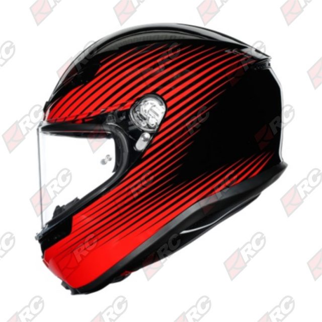 AGV K6 Rush Black Red SNI