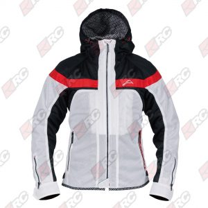 Kushitani K 2385 Full Mesh Parka Black White Jacket