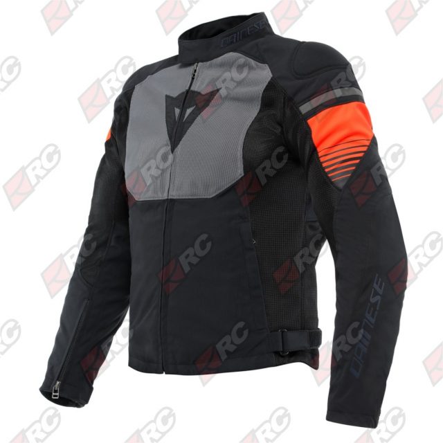 Dainese Air Fast Tex Black Gray Fluo Red Jacket