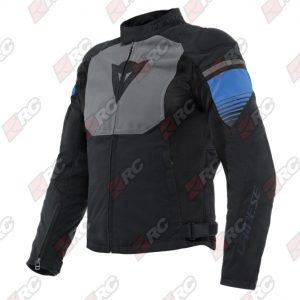 Dainese Air Fast Tex Black Gray Racing Blue Jacket