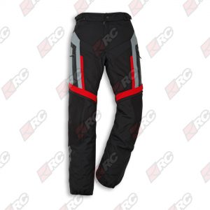 Ducati Dainese Fabric Strada Trousers C4 Black Grey Red Pants