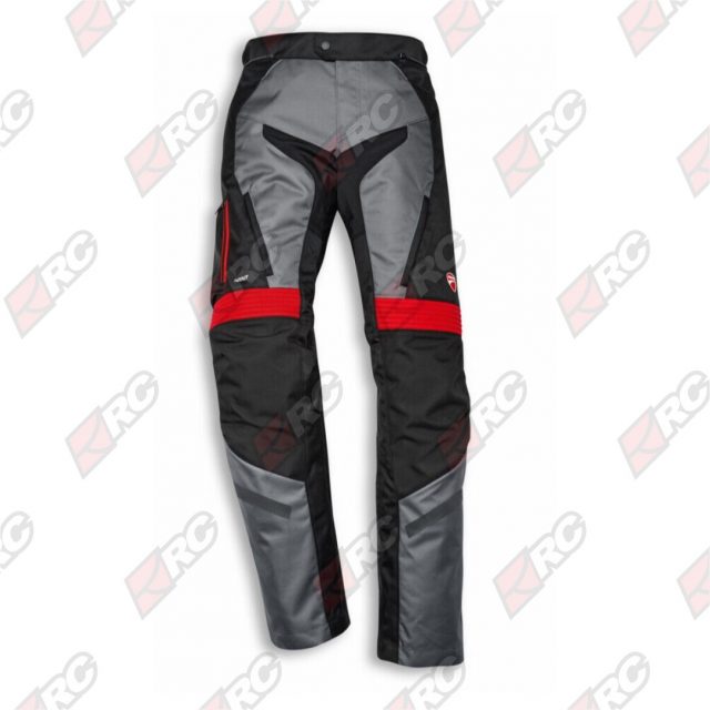 Ducati Spidi Fabric Trousers Atacama C1 Black Grey Red Pants