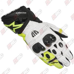 Alpinestars GP Pro R2 Black White Yellow Fluo Gloves