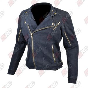 Komine JK 154P Denim Double Deep Indigo Jacket