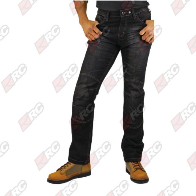 Komine WJ 732R Jeans Black Black Pants