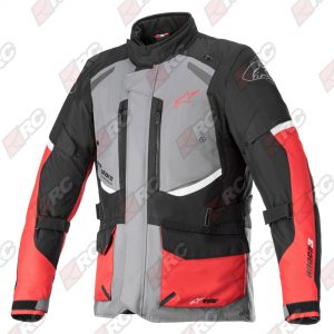 Alpinestars Andes V3 Drystar Dark Grey Black Brown Red Jacket