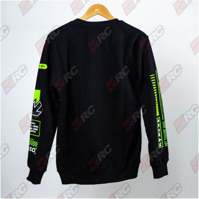 YORC B02 Crewneck Control Black Hoodie