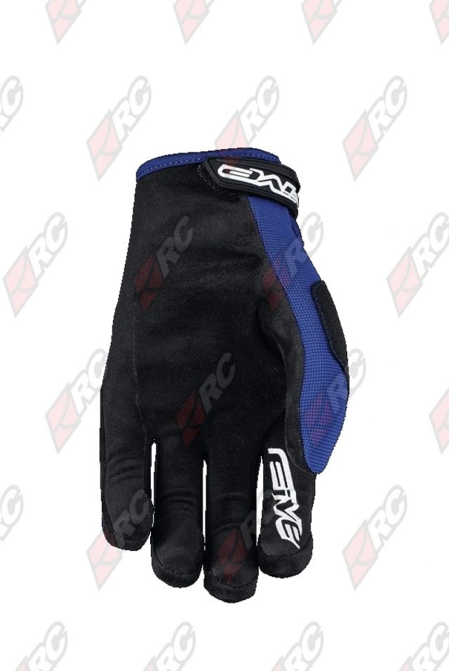 Five MXF3 Black White Blue Gloves