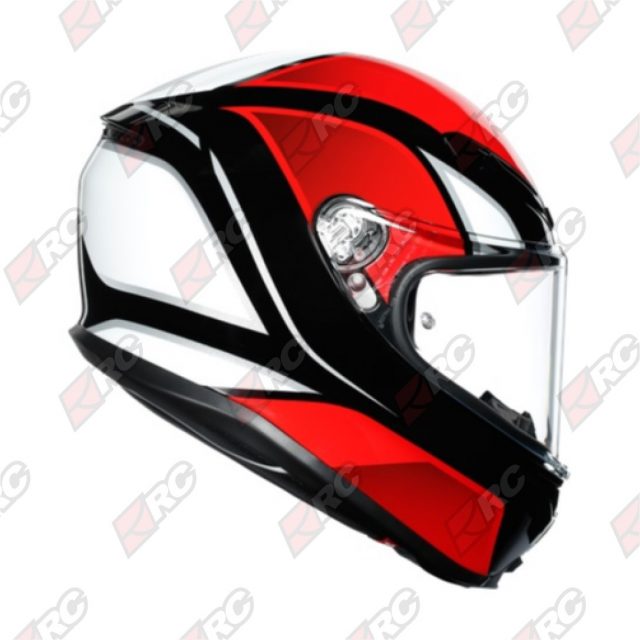 AGV K6 Hypen Black Red White SNI