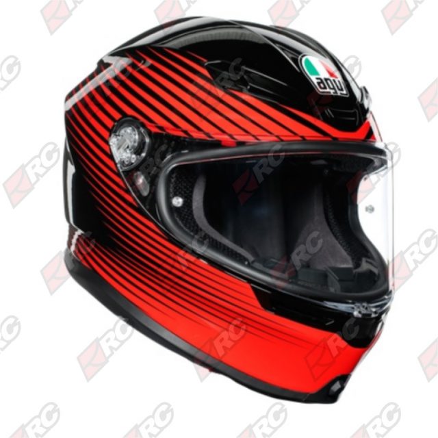 AGV K6 Rush Black Red SNI